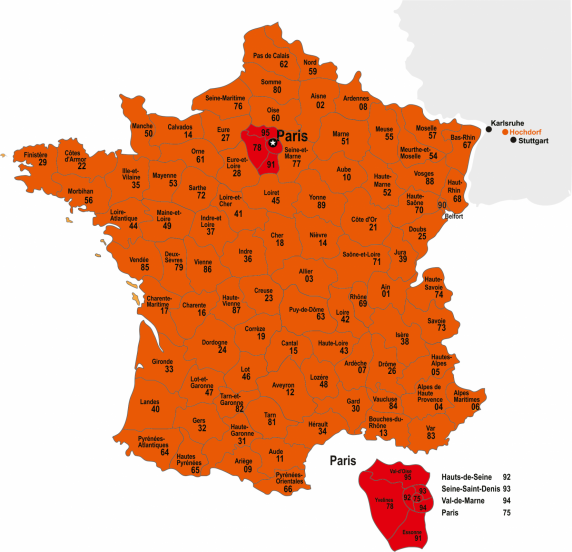 Täglich ca. 60 Ladungen im Frankreichverkehr